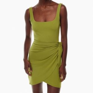 Aritzia Saturn Dress Succulent Green NWT